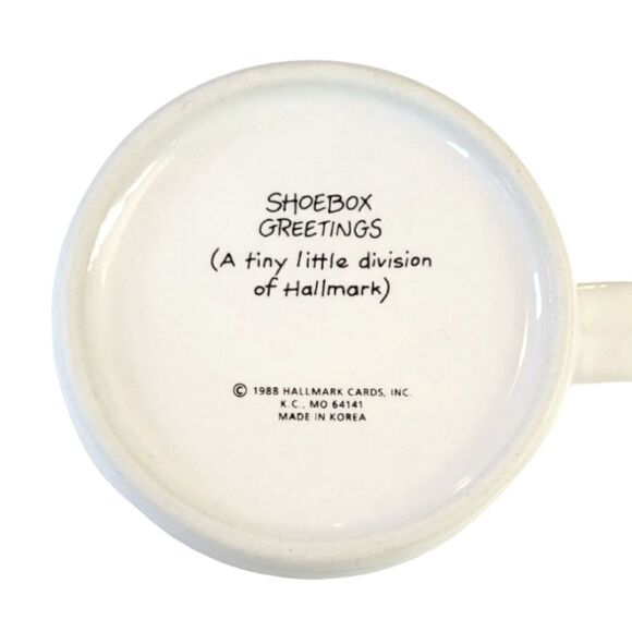 Hallmark Shoe Box Greetings "Hi-ho Hi-ho It's Over The Hill I Go" Vintage Mug - Picture 5 of 5
